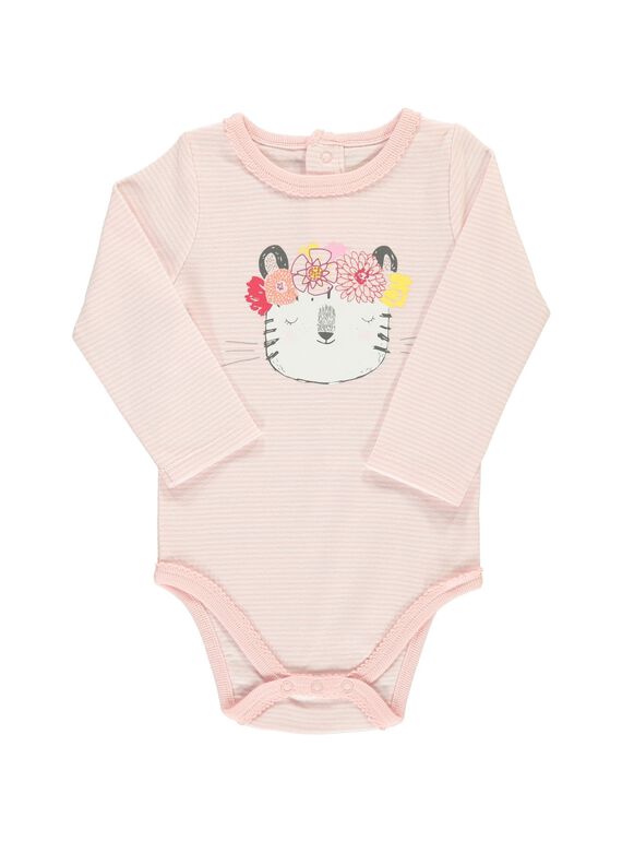 Body manches longues fille CEFIBODCHA / 18SH13T2BDL099
