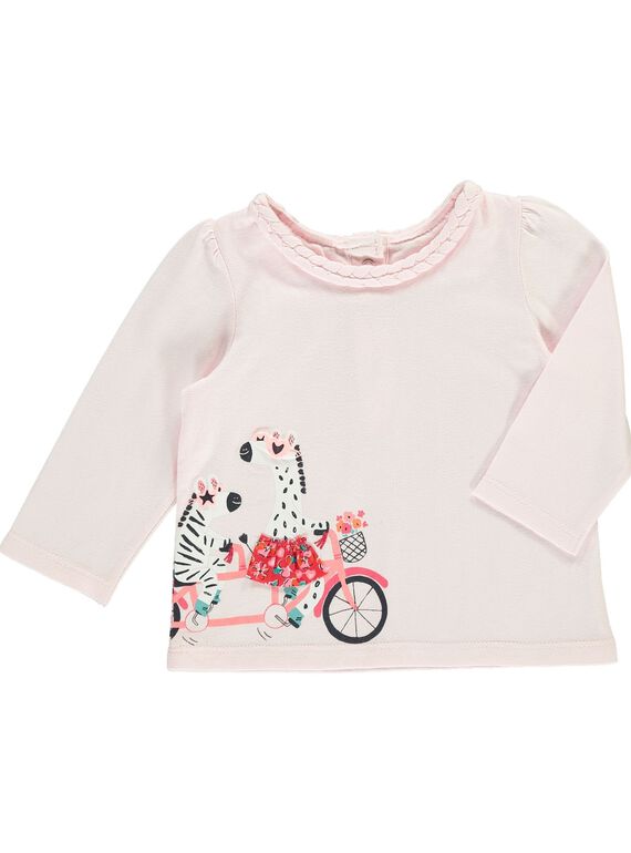 Tee-shirt manches longues bébé fille CIHOTEE / 18SG09E1TMLD310