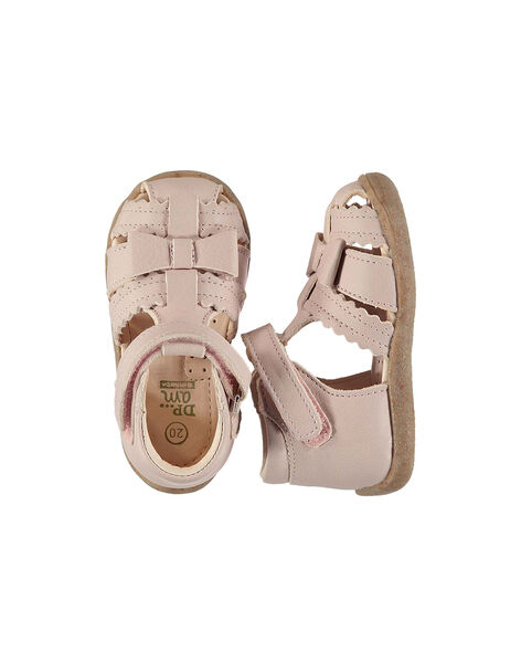 Sandale Ville Cuir Bebe Fille Soldes Bebe Dpam