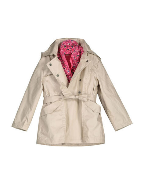 Impermeable 2 En 1 Fille Manteau Blouson Veste Enfant Dpam