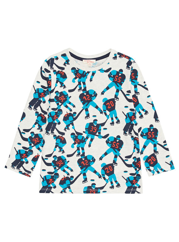 Tee shirt manches longues imprimé enfant garçon KOJOTEE7 / 20W9023AD32008