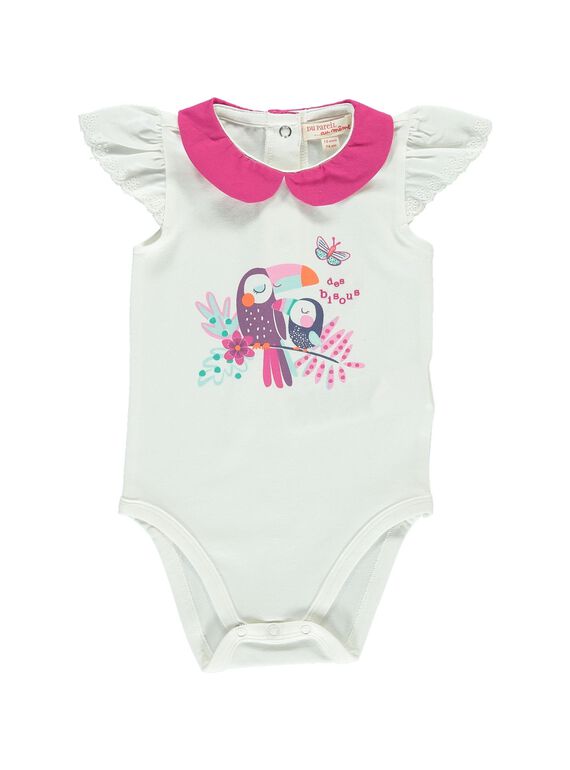 Body manches courtes fille CIGAUBOD / 18SG09L1BODA001