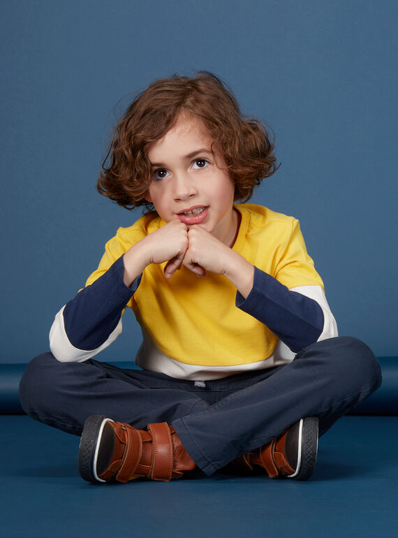 Tee shirt color block enfant garçon KOJOTIDEC2 / 20W9023DD32106