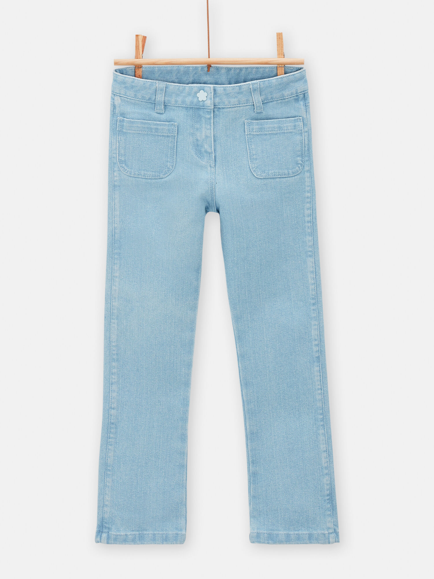Jean fille taille haute sales