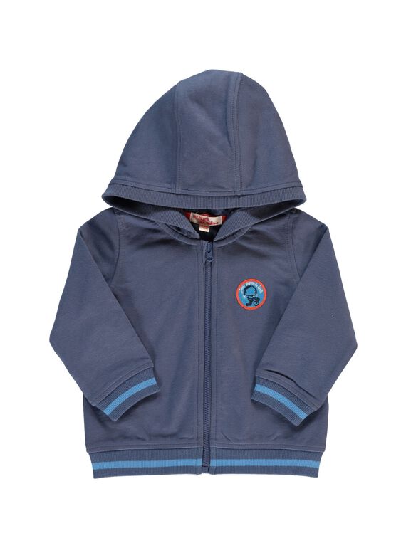 Sweat zippé à capuche bébé garçon CUJOJOH1 / 18SG10R2JGHC202