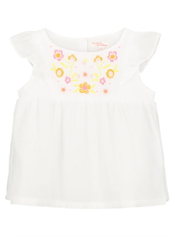 Blouse brodée fille FAPOCHEM / 19S901C1CHE000