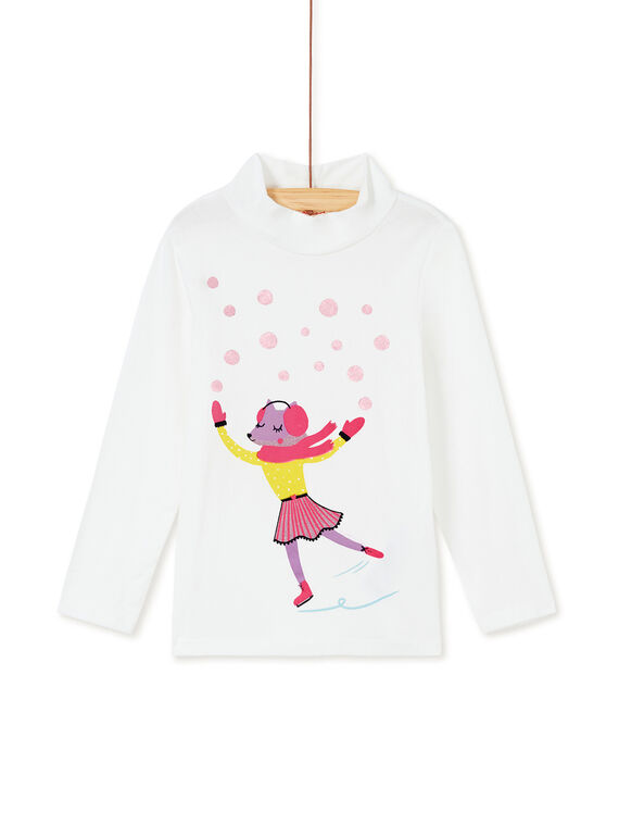 Sous-pull mances longues et col montant avec un imprimé de patineuse KABOSOUP / 20W901N1SPL001
