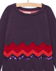 Robe tricot avec sequins enfant fille MAFUNROB2 / 21W901M1ROBH703