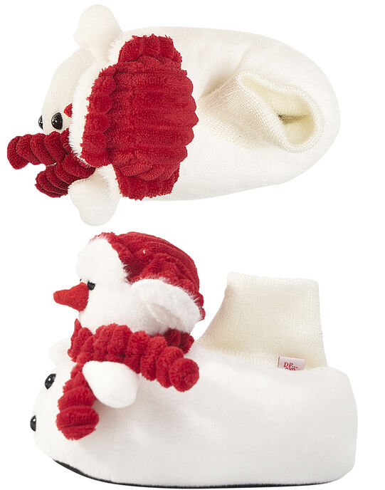 Chausson Peluche Bonhome De Neige Enfant Garcon Catalogue Dpam