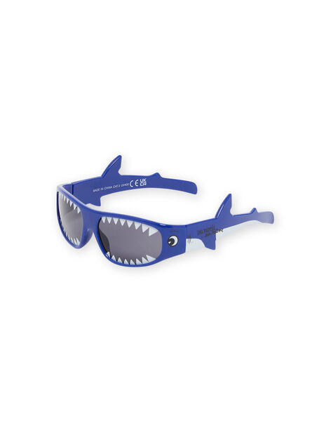 Lunettes de soleil bleues à motif requin RYOMERLUN1 / 23SI02R1LUSC238