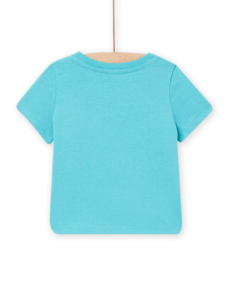 T-shirt manches courtes bleu caraïbes bébé garçon NUFICTI3 / 22SG10U2TMCC242