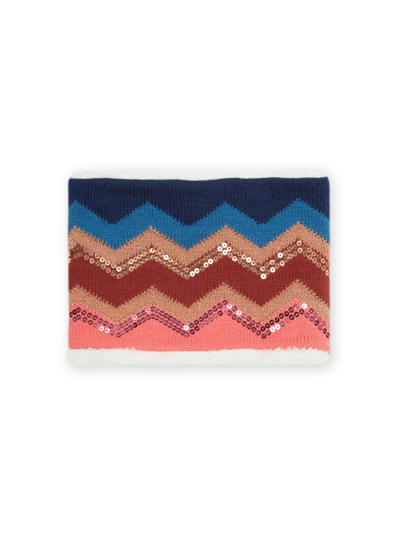 Snood à jacquard et sequins PYAMENSNOO / 22WI01G1SNOD321