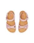 Sandales roses enfant fille NANUELODIE / 22KK354AD0E030