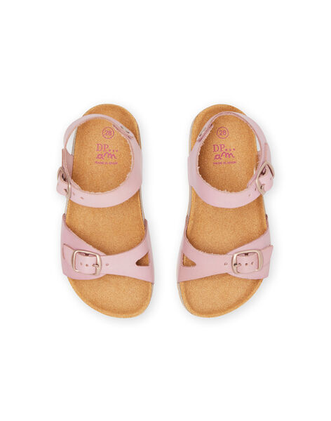 Sandales roses enfant fille NANUELODIE / 22KK354AD0E030
