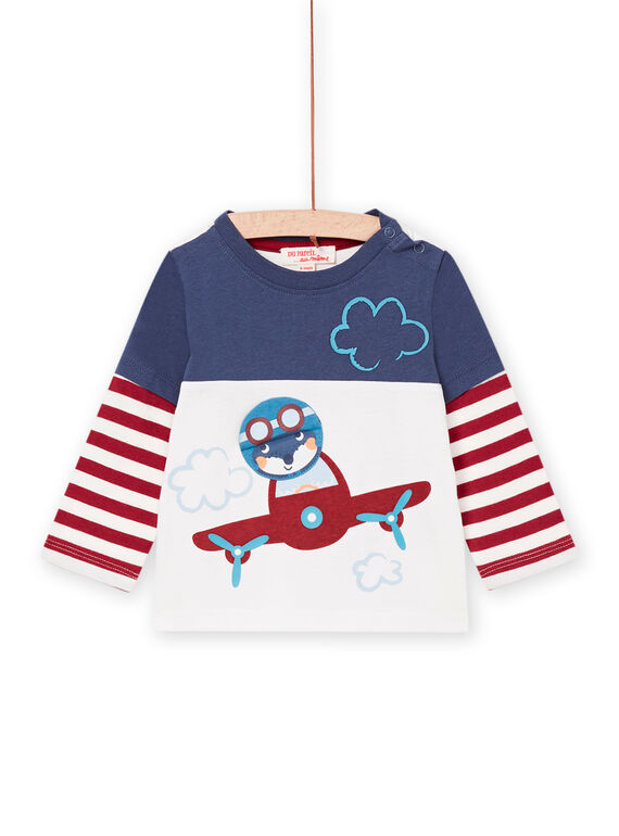 Tee Shirt Manches Longues Ecru PUGOTEE2 / 22WG10O3TML001