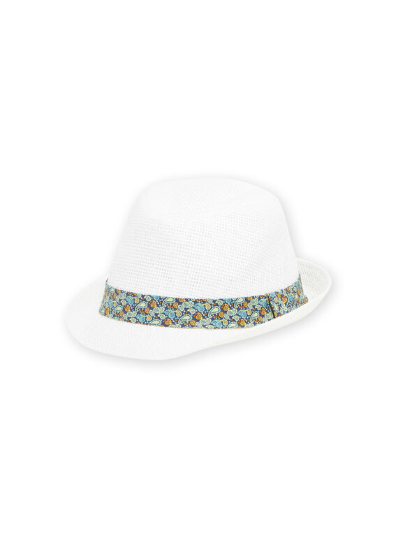 Chapeau blanc enfant garçon NYOBACHAP / 22SI0211CHA000