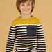 Pull en maille à rayures