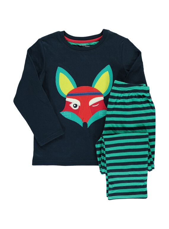 Pyjama en coton garçon CEGOPYJREN / 18SH1247PYJ705