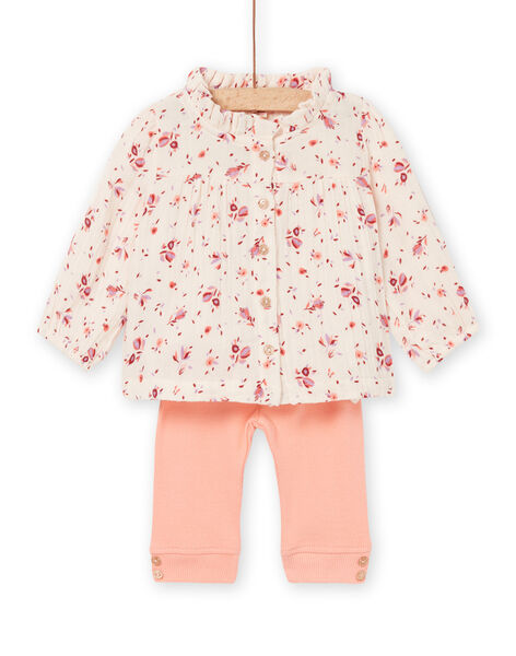Chemisier à imprimé fleuri et legging RISUNENS / 23SG09K1ENS301