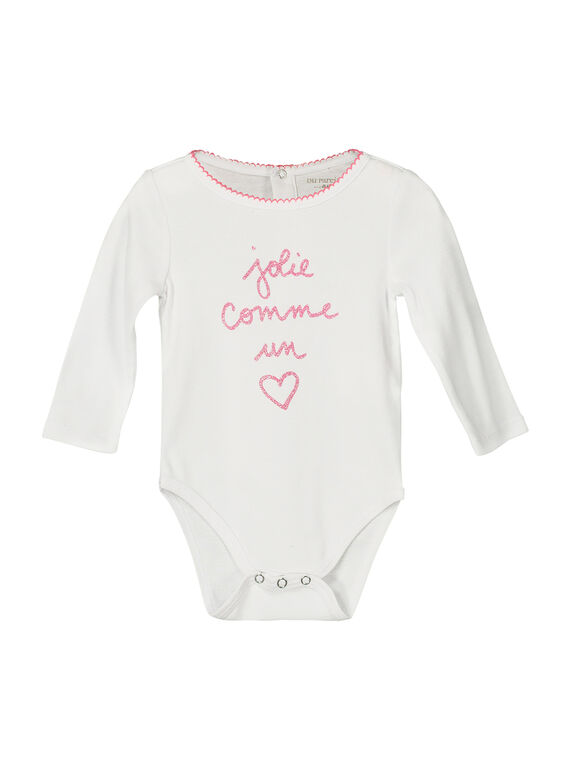 Body manches longues fille FEFIBODBAL / 19SH1352BDL000