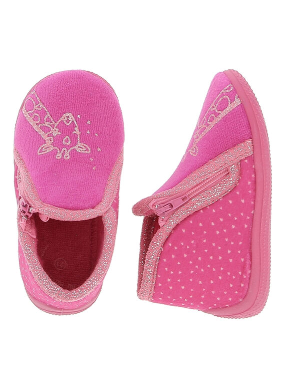 Chausson bottillon bébé fille DBFBOTGIR / 18WK37W1D0A304