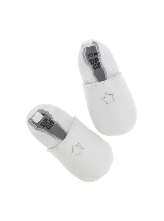 Chaussons de naissance mixtes en cuir CACMCHAUSS1 / 18SF42B1CHP000