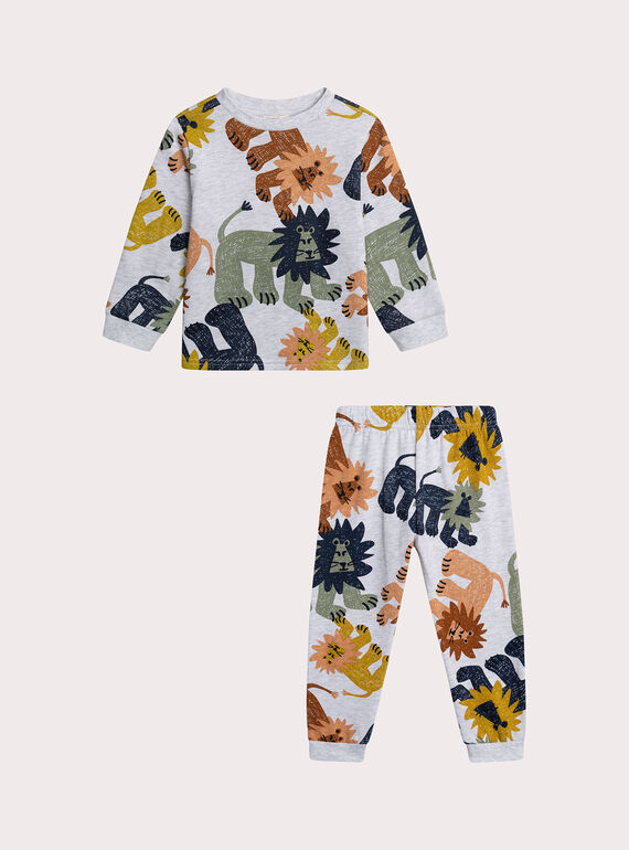 Pyjama lion pour enfant garçon XEGOPYJLION / 25WH1238PYJJ920