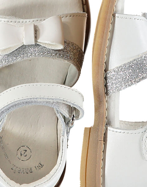 Sandale ville cuir bébé fille FBFSANDVEL / 19SK37C3D0E000