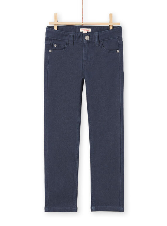 Jean uni bleu marine enfant garçon MOJOPAKNI2 / 21W90226PANC202