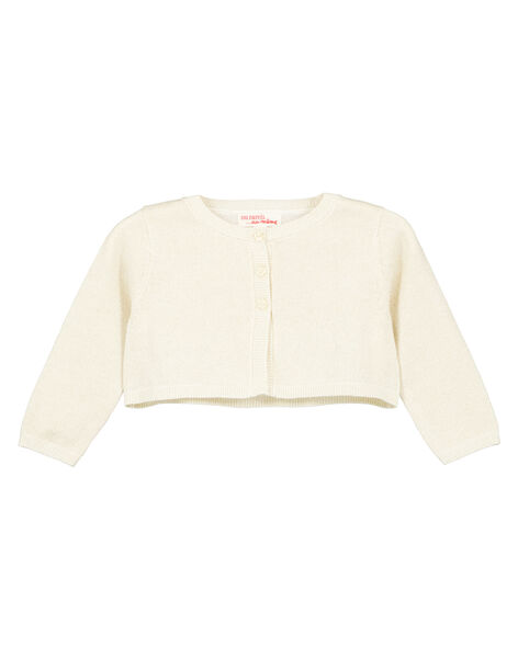 Cardigan Dore En Tricot Et Lurex Layette Fille Last Chance 60 Bebe Dpam