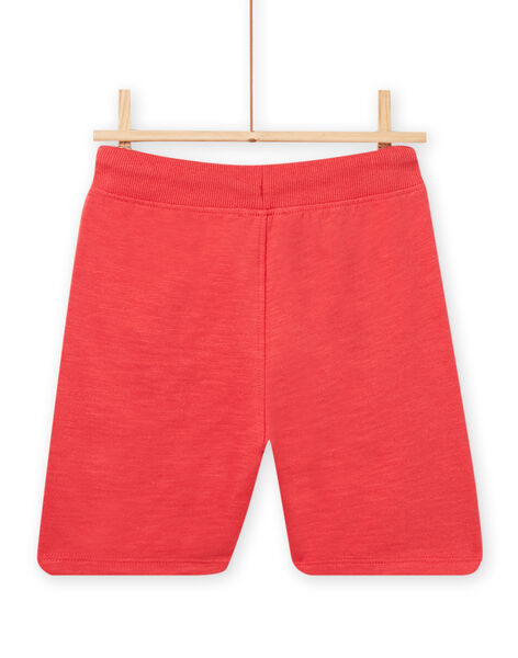 Bermuda rouge écrevisse enfant garçon NOJOBER2 / 22S902C2BERF524