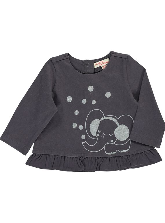 Tee-shirt manches longues bébé fille DIJOTEE6 / 18WG0936TML941