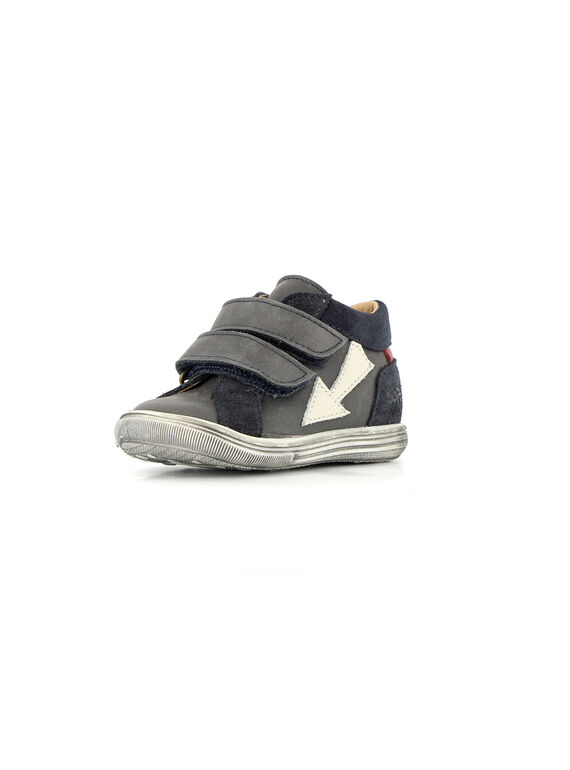 Basket velcros Bleu marine BOPY® PUBASFLECHE / 22XK3882D3P070