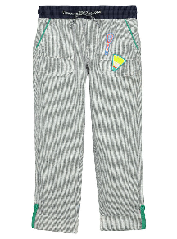 Pantalon en lin garçon FOCAPAN / 19S902D1PAN000