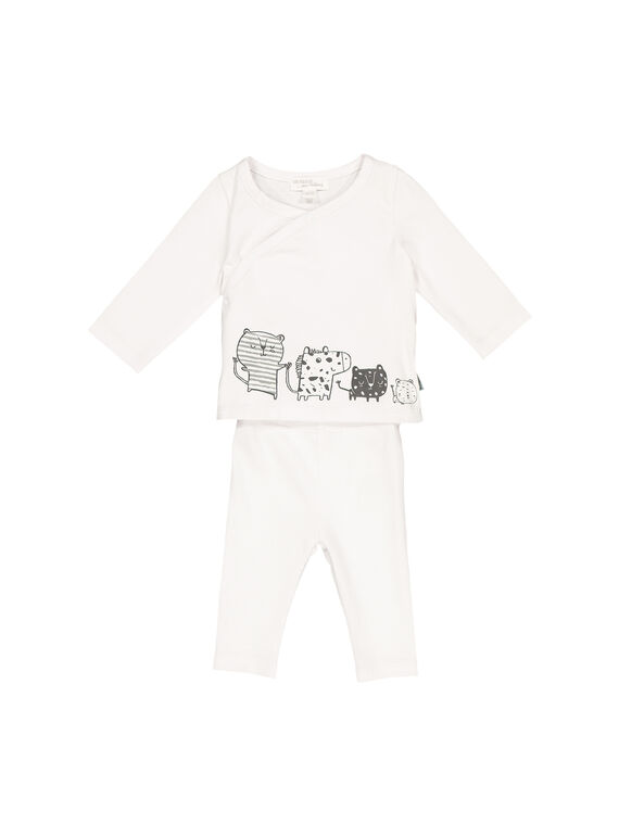 Ensemble en coton bébé mixte FOU2ENS2 / 19SF77J1ENS000