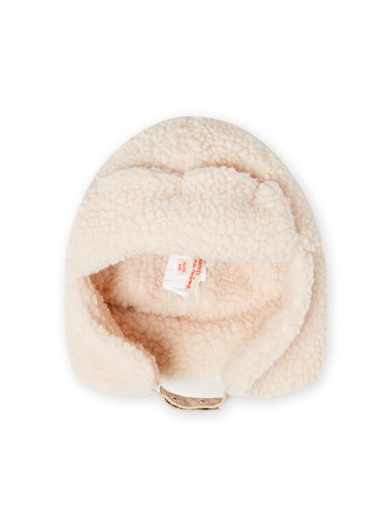 Chapka écrue en sherpa enfant garçon MYOGROCHAP1 / 21WI026ABON009