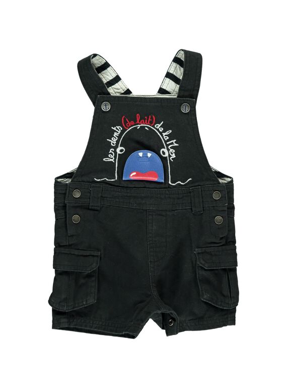 Salopette courte bébé garçon CUBENSAC1 / 18SG10G1SAC090
