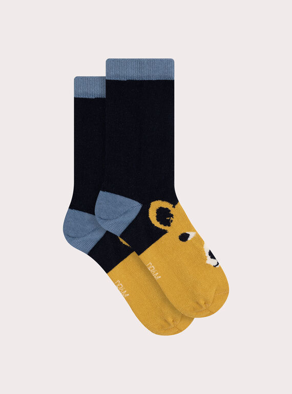 Chaussettes motif ours pour garçon XYOJOCHO3 / 25WI02E7SOQC243