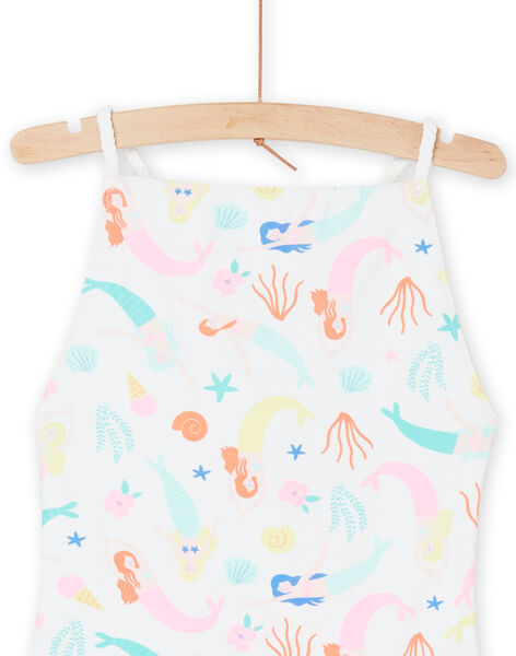Maillot de bain 1 pièce blanc à imprimé sirènes RYAMER2 / 23SI01R7MAI000