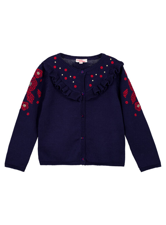 Cardigan Bleu marine GASANCAR / 19W901C1CAR070