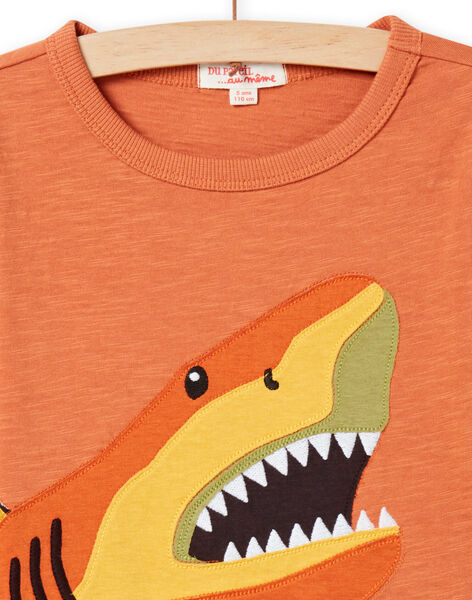 Tee Shirt Manches Longues Orange NOVITEE2 / 22S902M1TML408
