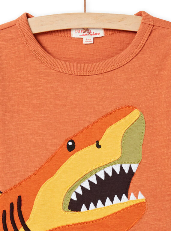 Tee Shirt Manches Longues Orange NOVITEE2 / 22S902M1TML408
