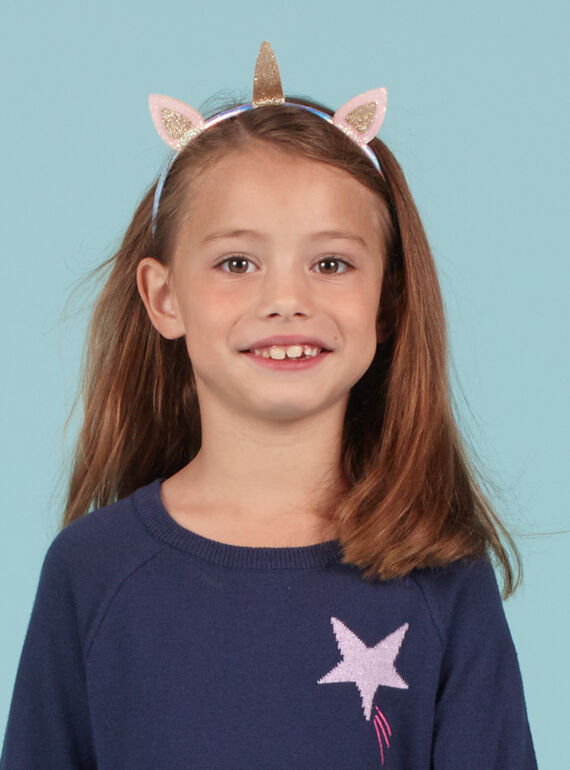 Serre-tête licorne à paillettes enfant fille MYAJOSERR3 / 21WI01S3TETP275