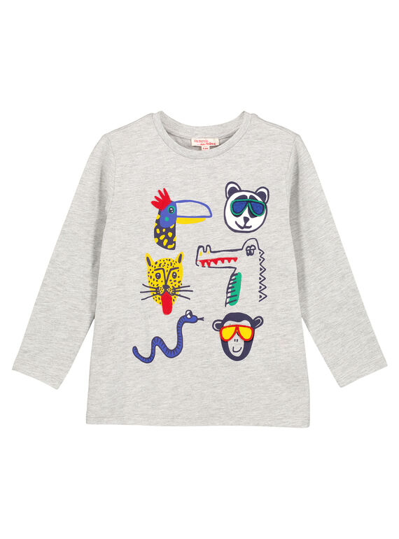 TShirt Manches longues Gris Chiné GOMUTEE2 / 19W902F3TML943