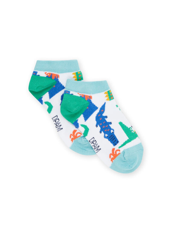 Chaussettes multicolores à imprimé crocodiles RYOJOSOQ6 / 23SI0295SOQ000