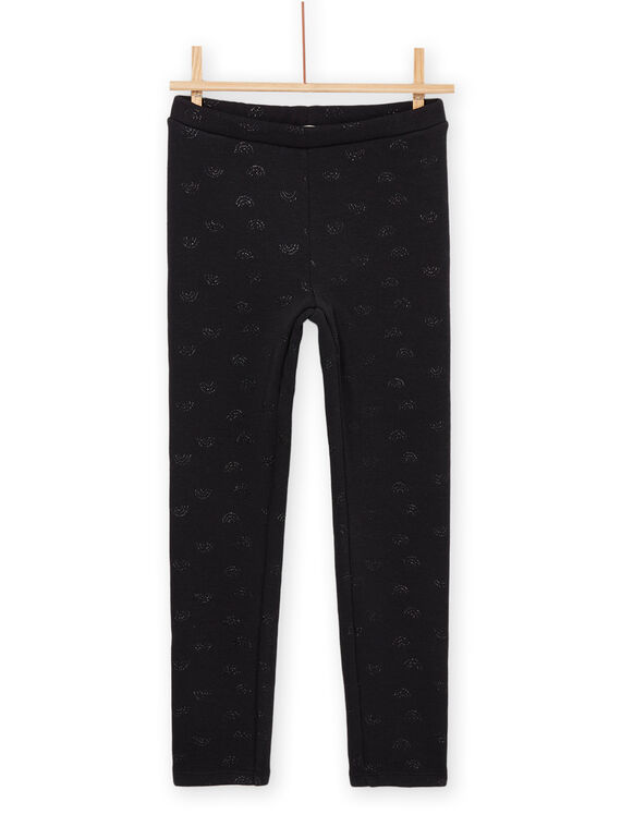 Legging à imprimé arc-en-ciel noir PAJOLEG5 / 22W901C5PAN090