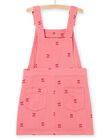 Robe salopette à imprimé cerise RADAYROB2 / 23S901M1ROBD332