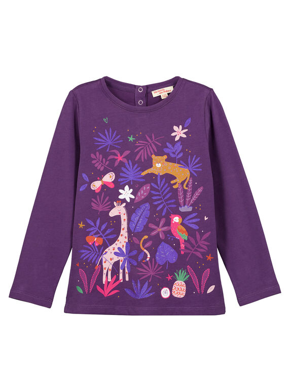 Tee Shirt Manches Longues Violet GAVIOTEE2 / 19W901R1TML708