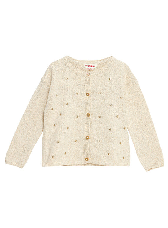 Cardigan Ecru JATROCAR2 / 20S901F1CAR001