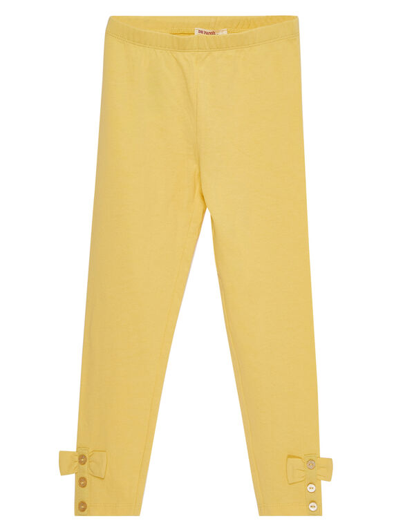 legging uni avec nœuds bas de jambes  JYASOLEG1 / 20SI0182CALB105